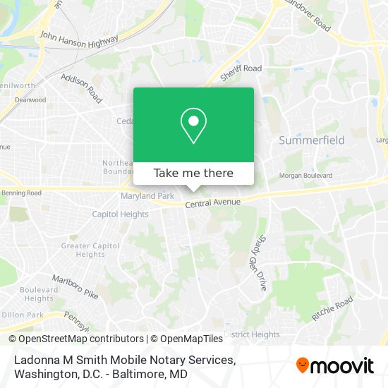 Ladonna M Smith Mobile Notary Services map