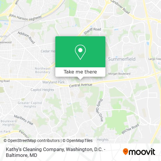 Mapa de Kathy's Cleaning Company
