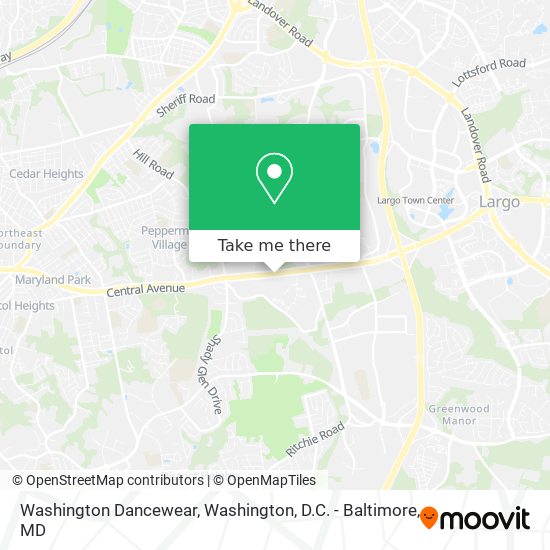 Mapa de Washington Dancewear