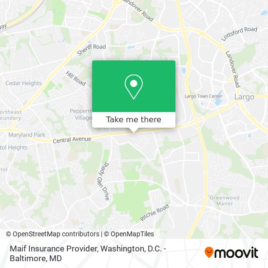 Mapa de Maif Insurance Provider