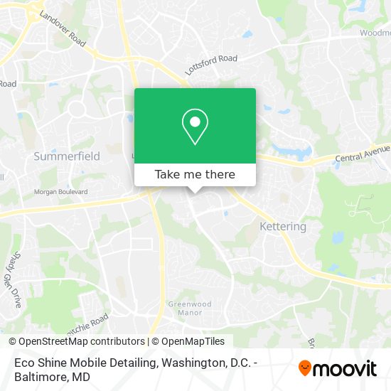 Eco Shine Mobile Detailing map