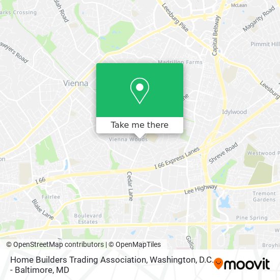 Home Builders Trading Association map