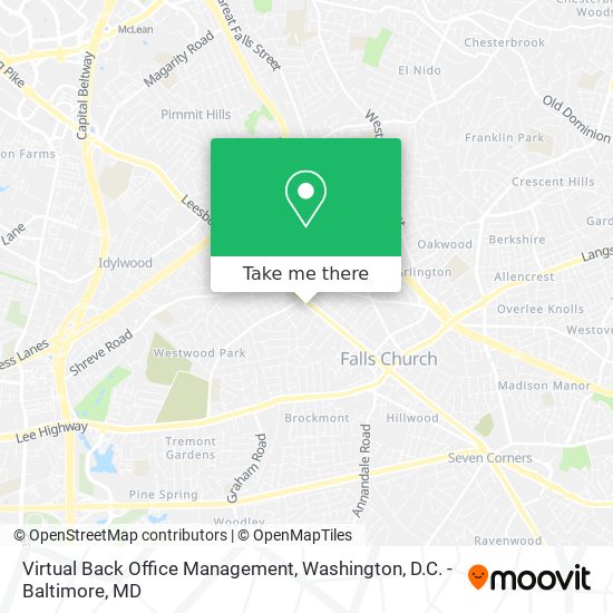 Virtual Back Office Management map