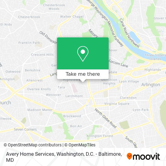 Avery Home Services map