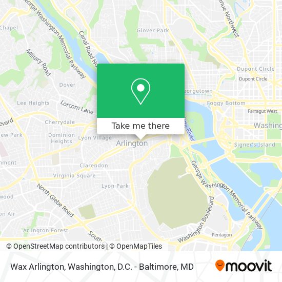 Mapa de Wax Arlington