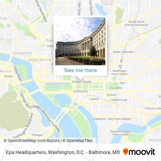 Mapa de Epa Headquarters