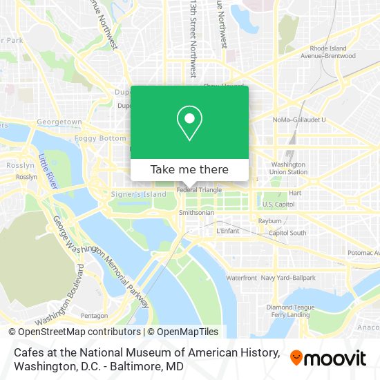 Mapa de Cafes at the National Museum of American History