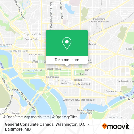 Mapa de General Consulate Canada