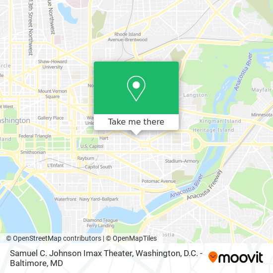 Samuel C. Johnson Imax Theater map