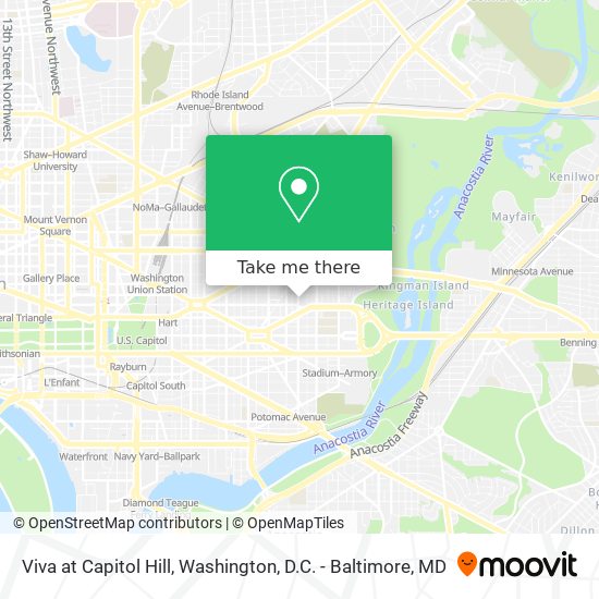 Mapa de Viva at Capitol Hill