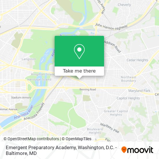 Mapa de Emergent Preparatory Academy