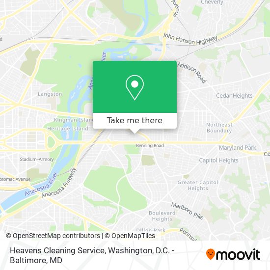 Heavens Cleaning Service map