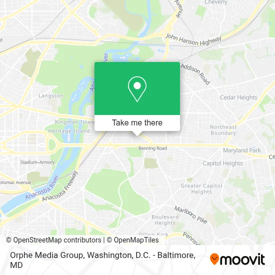 Orphe Media Group map