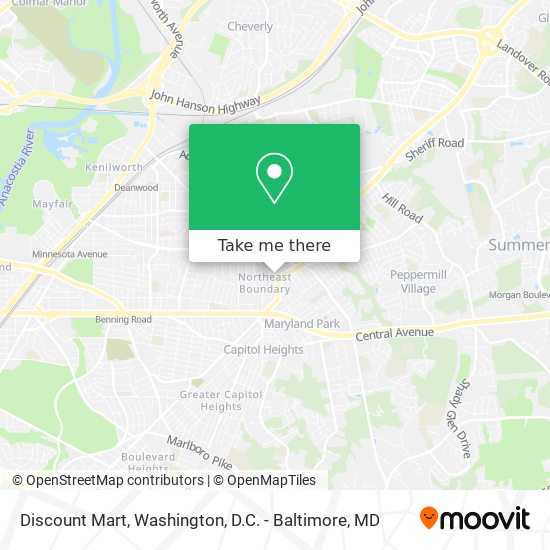 Discount Mart map