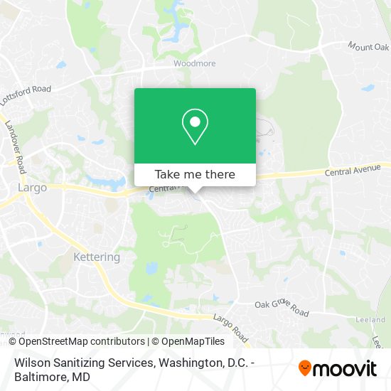 Wilson Sanitizing Services map