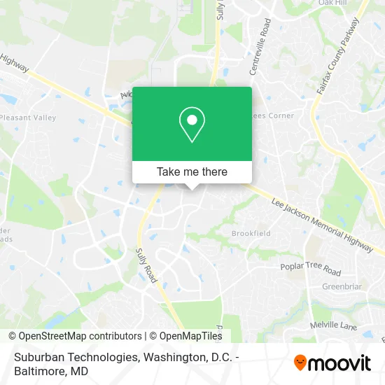 Suburban Technologies map