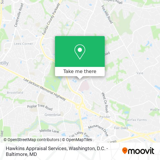 Hawkins Appraisal Services map