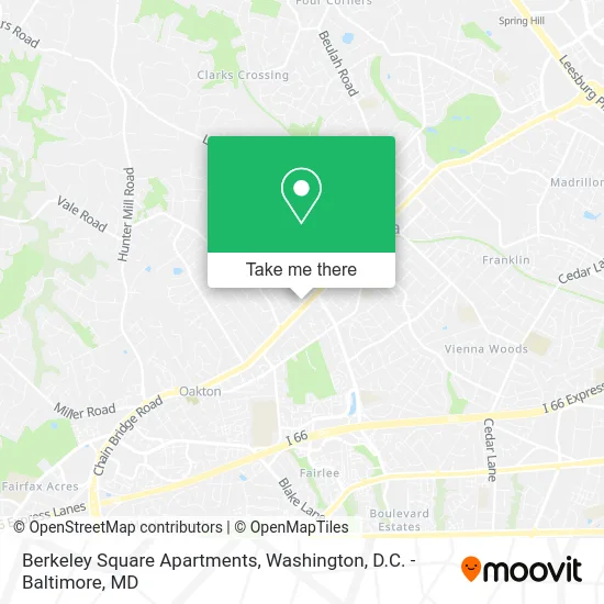 Berkeley Square Apartments map