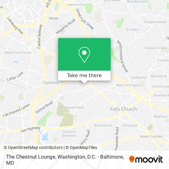 Mapa de The Chestnut Lounge