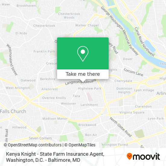 Mapa de Kenya Knight - State Farm Insurance Agent