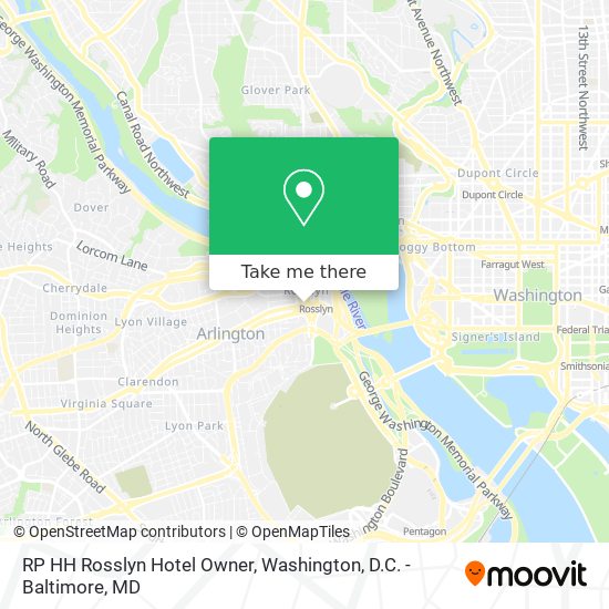 RP HH Rosslyn Hotel Owner map
