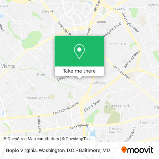 Gopio Virginia map