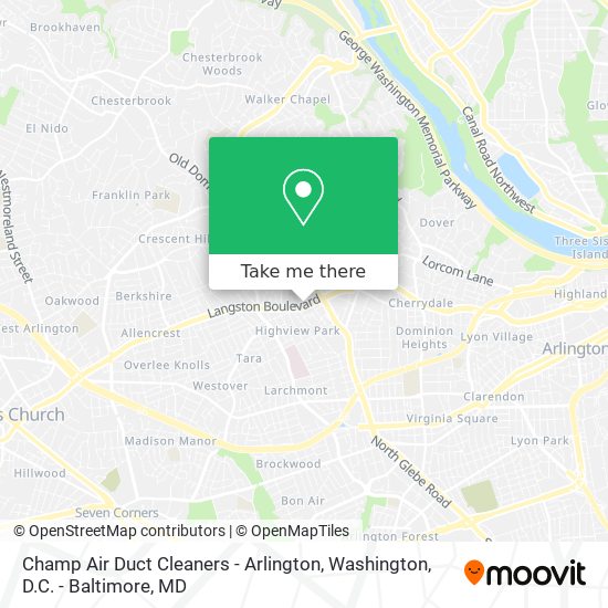 Mapa de Champ Air Duct Cleaners - Arlington