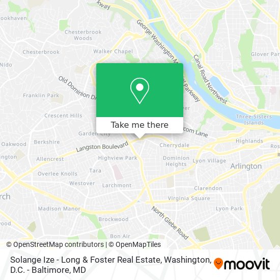 Solange Ize - Long & Foster Real Estate map