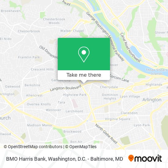 BMO Harris Bank map