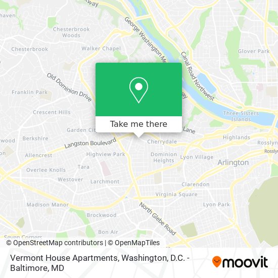 Vermont House Apartments map