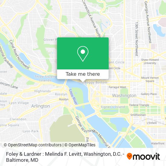 Mapa de Foley & Lardner : Melinda F. Levitt