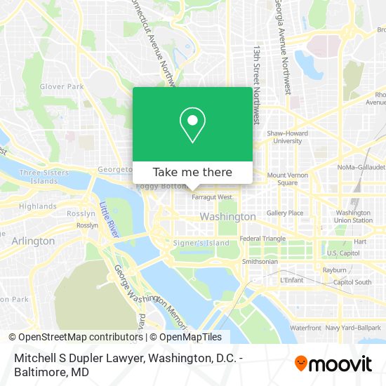 Mitchell S Dupler Lawyer map