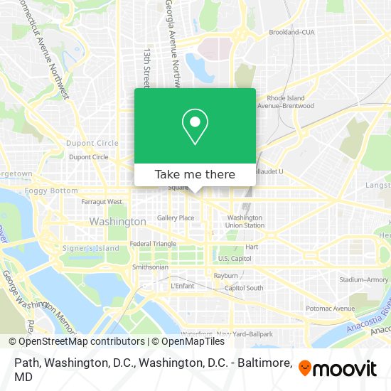 Mapa de Path, Washington, D.C.