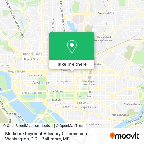 Medicare Payment Advisory Commission map