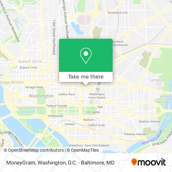 MoneyGram map