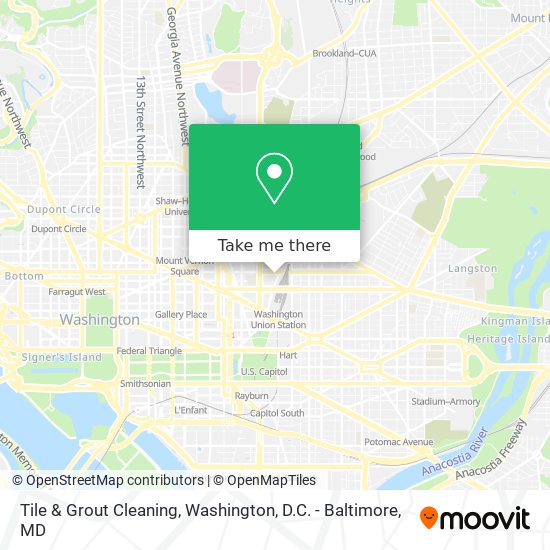 Tile & Grout Cleaning map