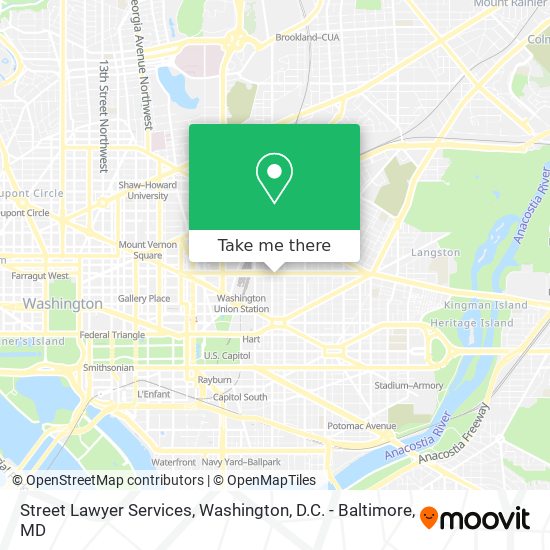 Street Lawyer Services map