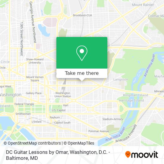 Mapa de DC Guitar Lessons by Omar