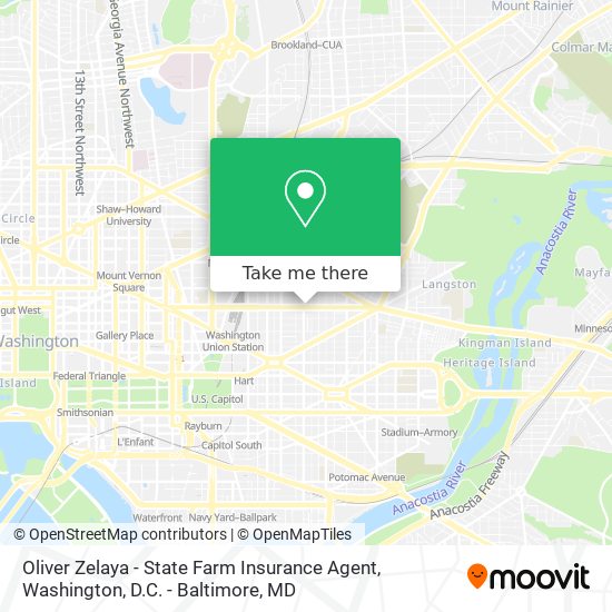 Oliver Zelaya - State Farm Insurance Agent map