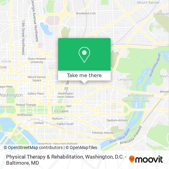 Physical Therapy & Rehabilitation map