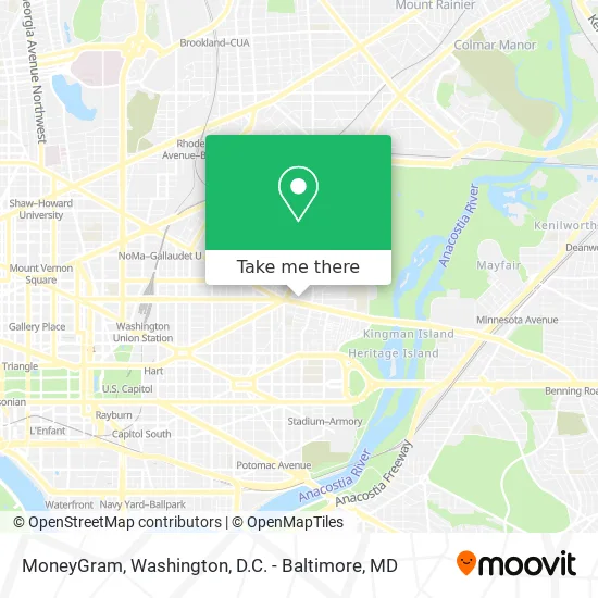 MoneyGram map
