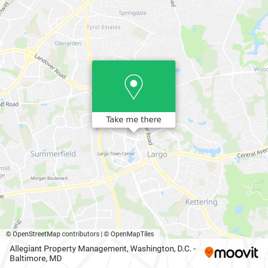 Allegiant Property Management map