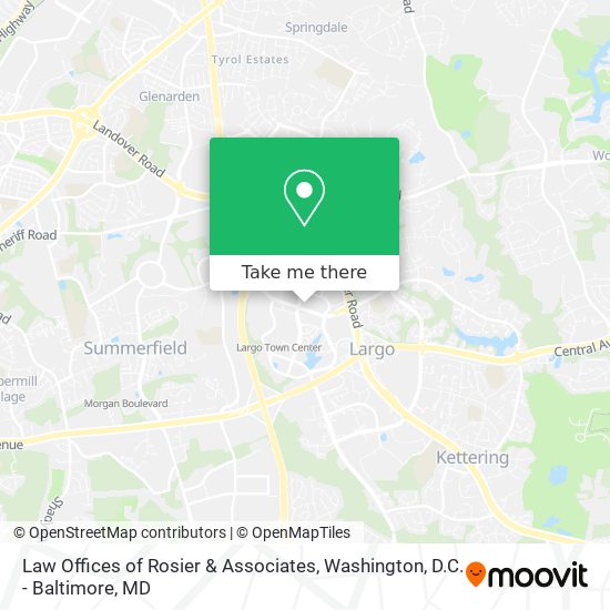 Law Offices of Rosier & Associates map