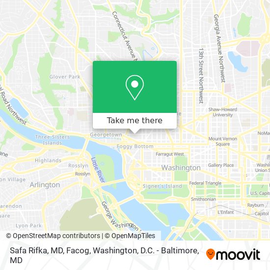 Mapa de Safa Rifka, MD, Facog
