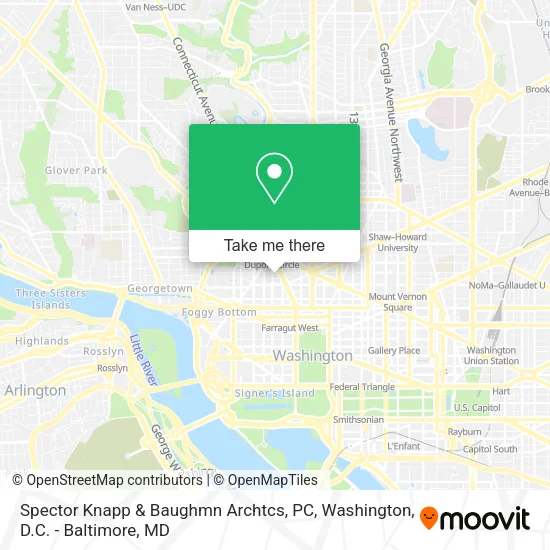 Spector Knapp & Baughmn Archtcs, PC map