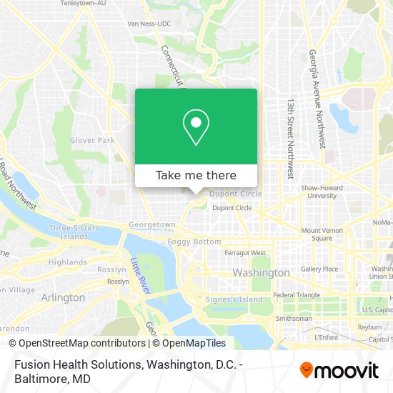 Fusion Health Solutions map