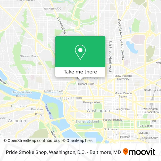 Pride Smoke Shop map