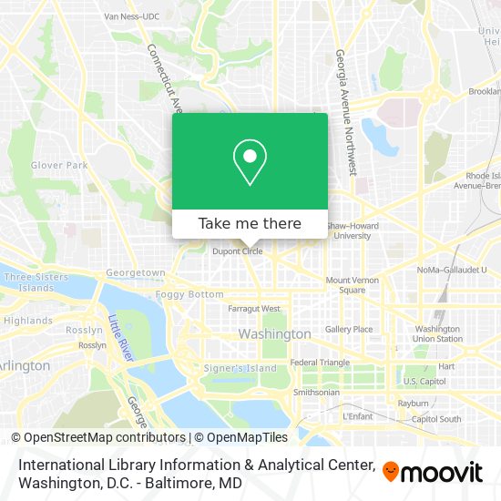 International Library Information & Analytical Center map