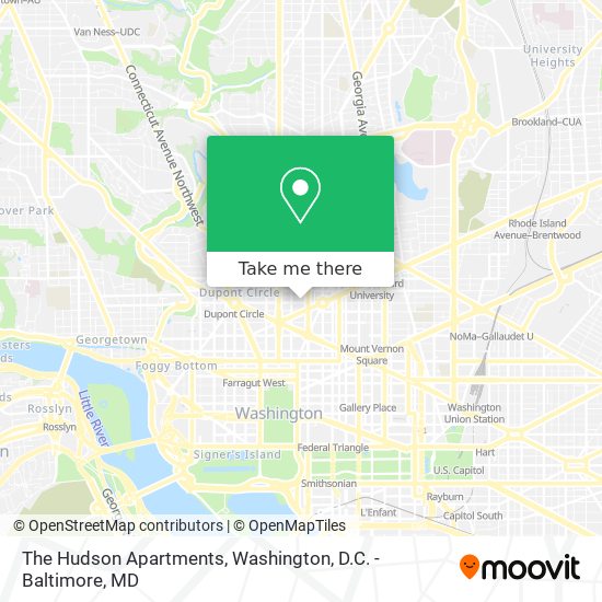 Mapa de The Hudson Apartments