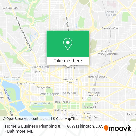 Home & Business Plumbing & HTG map